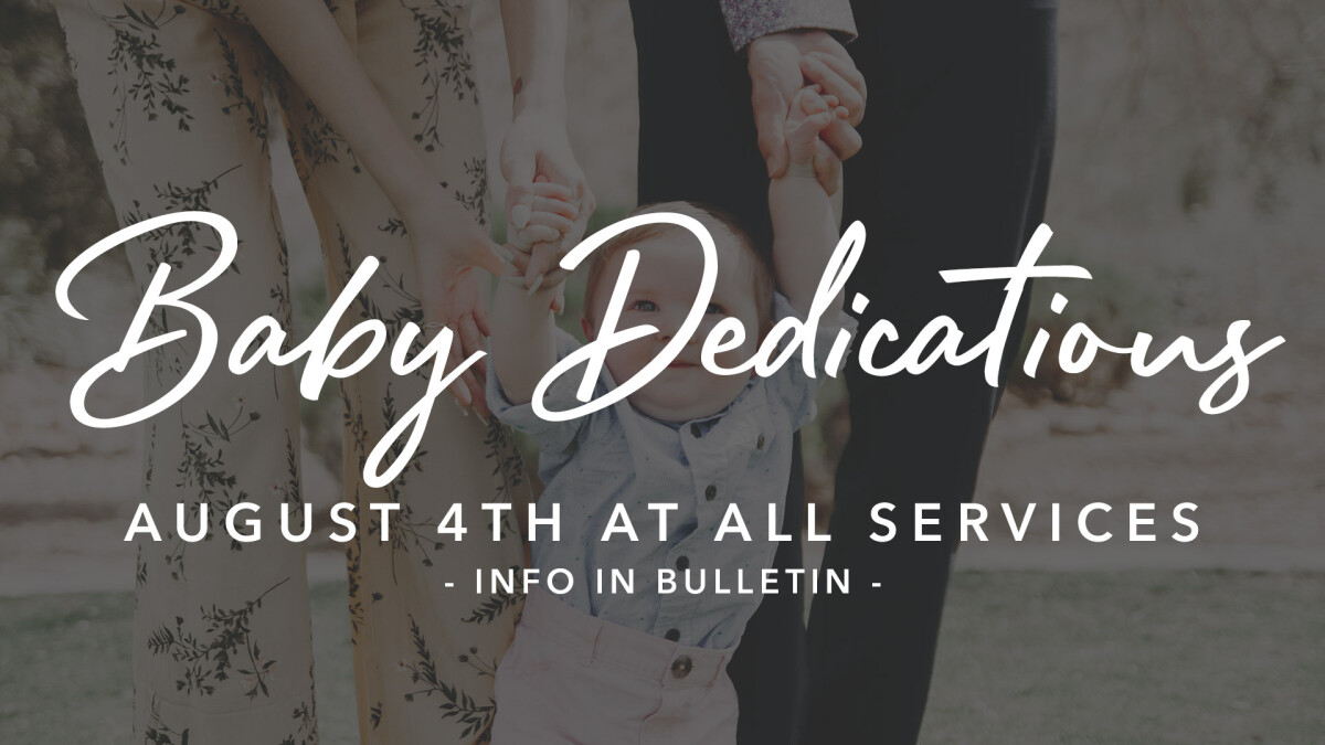 Baby Dedication Sunday | Rock Springs Church